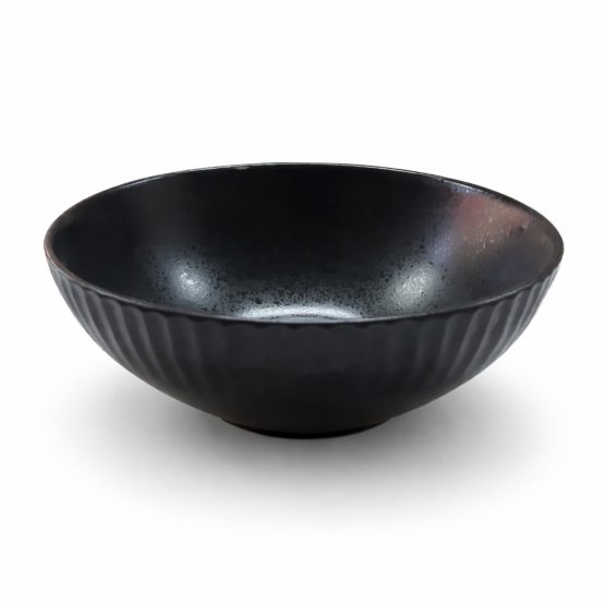 Bowl ceramica negro 18×7 cm