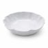 Bowl de ceramica blanco borde ondulado 15x5 cm