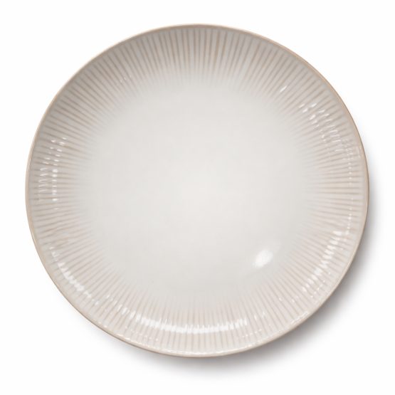 Plato llano ceramica blanco 26.5cm