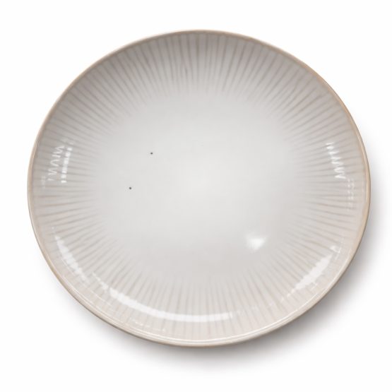 Plato llano ceramica blanco 20cm