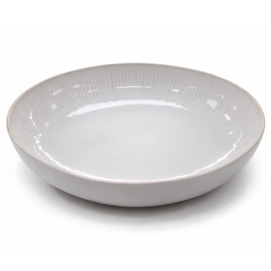 Plato hondo ceramica blanco 20cm