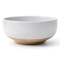 Bowl ceramica 15×6 cm blanco y beige