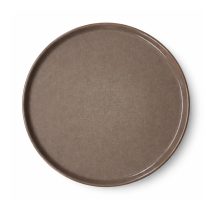 Plato llano ceramica color tierra 26.5cm