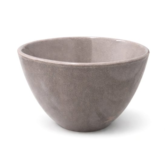 Bowl ceramica alto color tierra 14×8.5 cm