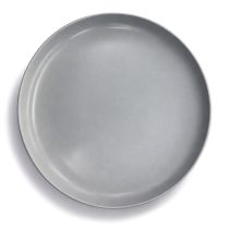 Plato llano ceramica gris 26.5cm
