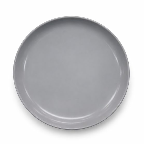 Plato llano ceramica gris 20cm