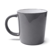 Taza ceramica gris 350ml