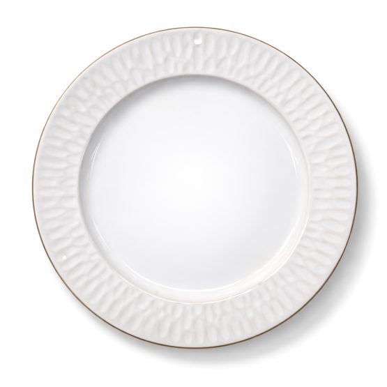 Plato llano ceramica borde textura 20cm