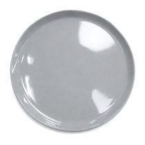 Plato llano ceramica gris arena 26.5cm