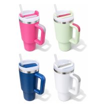 Vaso termico tapa blanca con agarre lateral 200ml