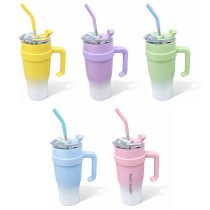 Vaso degrade con sorbito y asa 1200ml