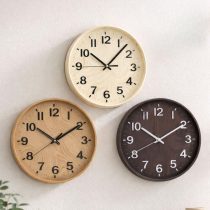 Reloj de pared 30cm estilo madera 3 colores