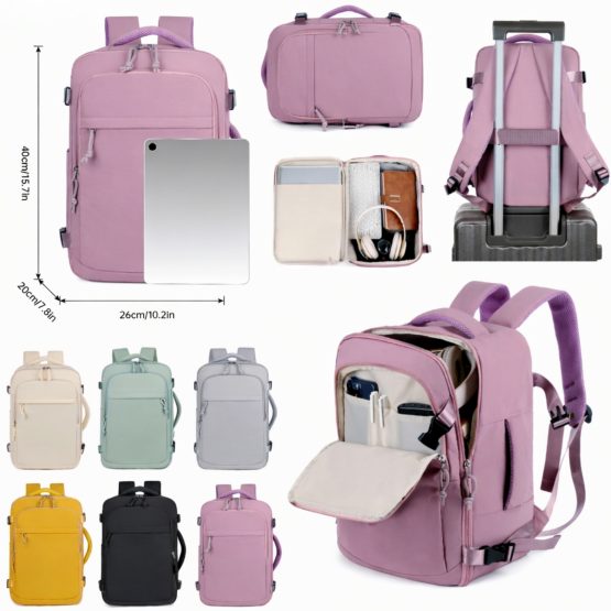 Mochila de viaje 25x20x40 cm varios colores