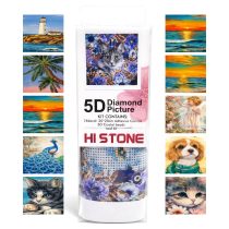 Diamantes para decorar lamina 20×20 cm paisajes/animalitos