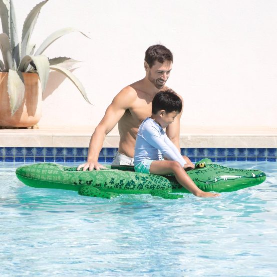 Inflable flotador cocodrilo 168×86 cm