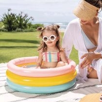 Piscina inflable 3 aros colores 61×22 cm