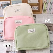 Cartuchera/organizador rectangular gran capacidad 22x16x6 cm