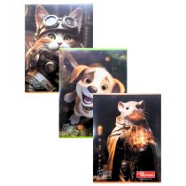 Cuaderno papiros flex doble raya 48 hojas