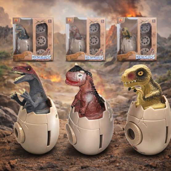 Proyector dino huevo llavero 13x12x6 cm