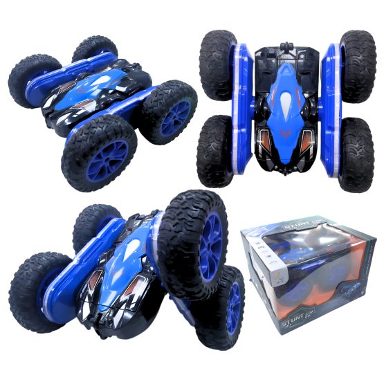 Auto acrobacias control remoto con luz 14x19x20 cm