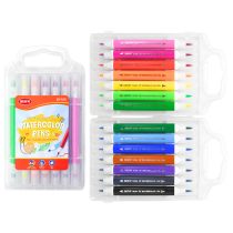 Marcadores beifa acuarelable x12 doble punta