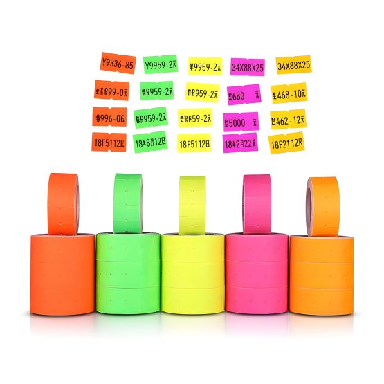 Rollo etiqueta pone precio fluor