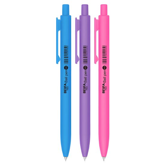 Boligrafo retractil azul 1.0 14cm