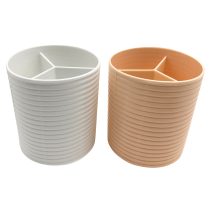 Portalapices plastico cilindrico 8.5×9 cm