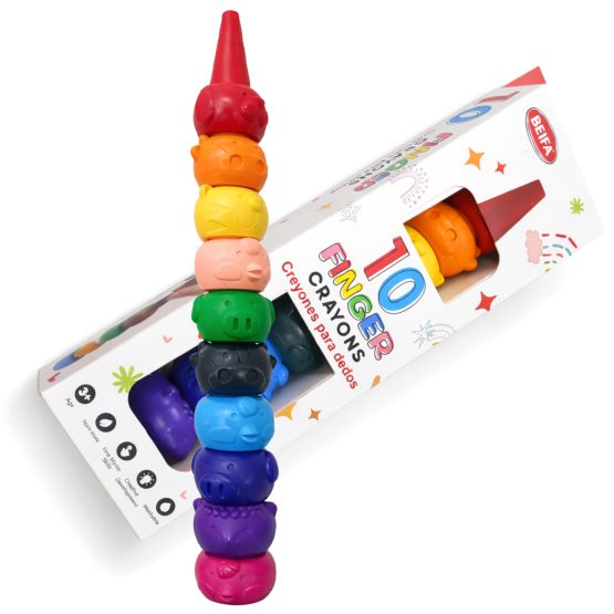 Crayolas encastrable 10 en 1 en caja