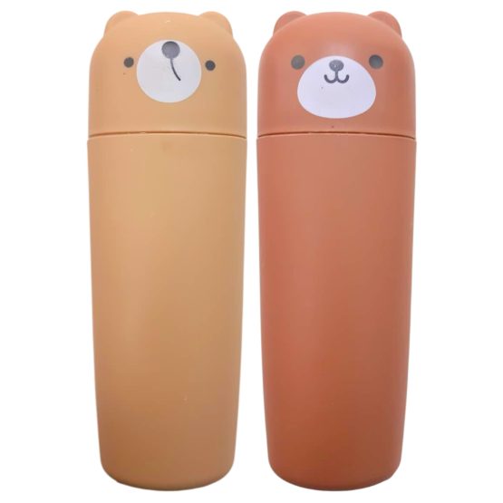 Estuche para cepillo y pasta diente osito 6×20 cm