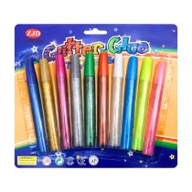 Brillantina engomada 10 colores 11.5cm