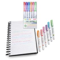 Marcadores con formas 6 colores