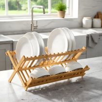 Escurridor platos de bambu 47×24.5×21.5 cm