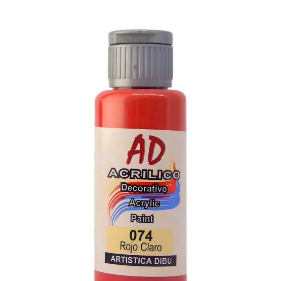 Acrilico ad rojo claro 074