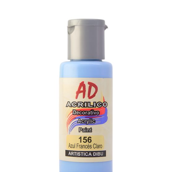 Acrilico ad azul frances claro 156