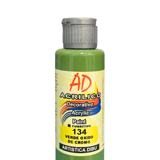 Acrilico ad verde oxido cromo 134