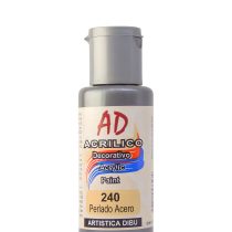 Acrilico ad perlado acero 240
