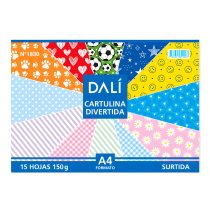 Block dl a4 cartulina divertida x15 hojas