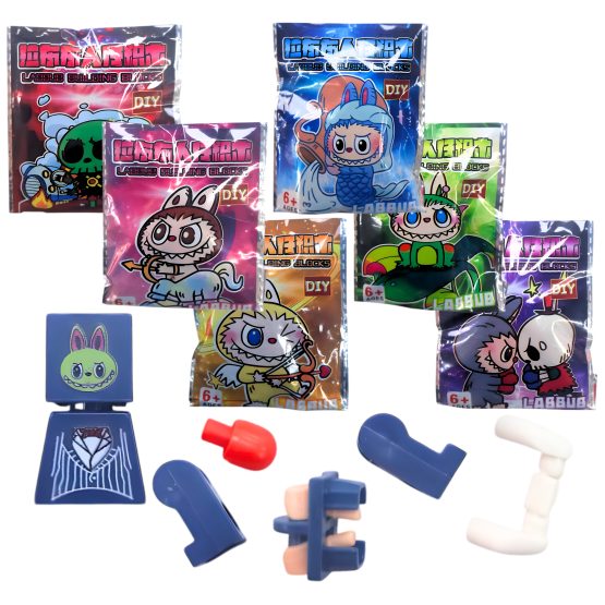 Bloques para armar labubu 35×51 cm