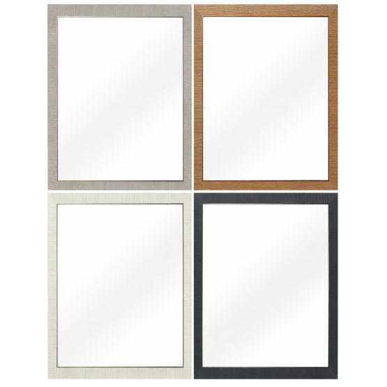 Espejo rectangular con marco 40×50 cm