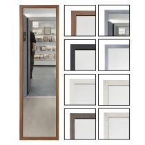 Espejo rectangular con marco 30×120 cm