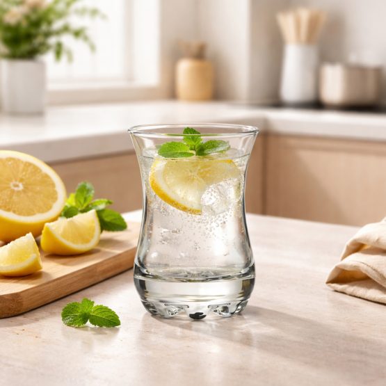 Vaso de vidrio reloj arena 120ml