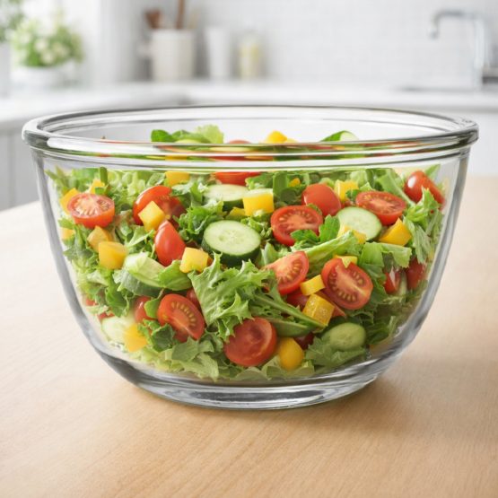 Bowl de vidrio liso grande 2500ml