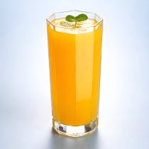 Vaso de vidrio octagonal 220ml