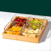 Set copetinero con bandeja 4 piezas