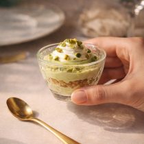 Compotera de vidrio textura 75ml