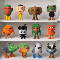 Muñecos brainrot en caja 15cm