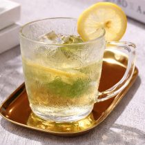 Taza de vidrio con textura 260ml