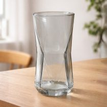 Vaso de vidrio diseño irregular 465ml