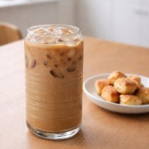 Vaso de vidrio forma de lata c/textura 480ml